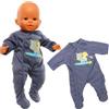 Miunana Abito Per 14 - 18'' 35 CM - 46 CM New Born Baby Dolls Bambola Bebé | Abito Stampa Ippocampo Gallo libellula New Born Baby Dolls Bambola Bebé E Altre Bambole, Bambolotti (NON INCLUDE BAMBOLA)