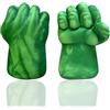 HOUSN Guantoni da Boxe per Bambini,Guanti Giocattoli,Verde Morbidi Pugni di Peluche con Cinghie,Regali Morbido Peluche Ragazzi Ragazze