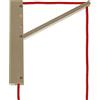 creative cables - Pinocchio, Supporto a Muro Regolabile in Legno per lampade a Sospensione - Neutro