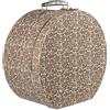 LIERYS Fiori Cappelliera Rotonda Scatola per Cappelli Fantasia Floreale Cartone Stabile Made in EU Unisex Estate Inverno