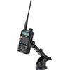 UAYESOK Supporto per walkie talkie auto palmare Radio ventosa parabrezza cruscotto staffa per Motorola, Baofeng, Icom, Kenwood, Yaesu, Midland, VHF UHF CB