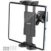 OHLPRO Supporto da Parete per Tablet e iPad, Porta Tablet da Muro con Rotazione a 360° Supporto iPad Braccio Lungo 5.5 cm Compatibile con 5-13 iPad Pro Air Mini Galaxy Tab S9 Fire HD Switch Kindle