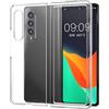 kwmobile Cover Compatibile con Samsung Galaxy Z Fold 3 5G Custodia - Protezione per Smartphone Pieghevole - Trasparente Robusta e Antiurto - Trasparente