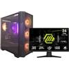 Ak Informatica Dragon Kit GAME ON - Bundle PC AK RIG Game On - Intel Core Ultra 5 225F / DDR5 32GB RGB / RTX 5060 8G + Monitor MSI MAG 244F - 24″