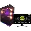 Ak Informatica Dragon Kit HELL FLAME - Bundle PC AK RIG Hell Flame - Intel Core Ultra 7 265K / DDR5 32GB RGB / RTX 5070 12G + Monitor MSI MAG 274F - 27″