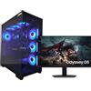 Ak Informatica Kit Game Ready VAULT - Bundle PC AK Rig Vault - AMD Ryzen 7 9800X3D / DDR5 32GB RGB / RTX 5070 Ti 16G + Monitor Gaming 27″ Samsung Odyssey G5