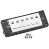 Unxuey Pickup Humbucker cromato per chitarra elettrica Les Paul, 52 mm | Design a doppia bobina, adatto per chitarre stile Les Paul, finitura cromata, facile da installare