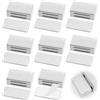 BORISCA 8 Pezzi Non Richiede Perforazione Calamite per Mobili Chiusura Adesive, Inox Forte Chiusure Magnetiche per Ante, Calamita per Porta Finestra, Armadio, Libreria, Mobile Contenitore