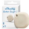 Shelly BLU Button Tough1 Avorio, Pulsante Bluetooth per Scene Smart, Domotica, Certificato IP54, Ampia Portata 10-30m, Fino a 4 Click Preimpostati, Telecomando, Gateway Richiesto, Protocollo BTHome