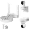 momgyaamz Staffa per Telecamera Esterna, Staffa Telecamera Esterna Universale Supporto Doppia Installazione a Parete e Soffitto Senza Fori 360°, per Telecamera Sorveglianza Interno Esterno Videosorveglianza