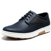 Allthemen Sneakers Uomo Casual Leggere Scarpe di Pelle Lace-Up Basse Business Shoes Oxford per L'Ufficio Nero 45