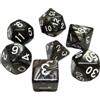 Epic Forge - Set di 7 dadi multiformato in scatola - nero perlato