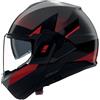 NOLAN Casco Modulare Ribaltabile NOLAN N120-1 CICLONE - (Grigio Lava/Nero/Rosso)