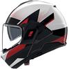 NOLAN Casco Modulare Ribaltabile NOLAN N120-1 CICLONE - (Bianco/Nero/Rosso)