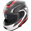 NOLAN Casco Modulare NOLAN N100-6 CINETICO - (Grigio Lava/Bianco/Rosso)