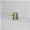neoro F miscelatore lavabo in acciaio inox, montaggio su mensola,, BN0769FBC, F champagne spazzolato [Rubinetteria Bagno > Rubinetteria Lavabo]