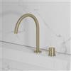 neoro F miscelatore lavabo in acciaio inox, montaggio su mensola,, BN0769FSBC, F champagne spazzolato [Rubinetteria Bagno > Rubinetteria Lavabo]