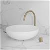 neoro F miscelatore lavabo in acciaio inox, montaggio su mensola,, BN0769FLBC, F champagne spazzolato [Rubinetteria Bagno > Rubinetteria Lavabo]