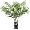 Leflos 90cm artificiale Palma di Dypsis Lutescens, solo pianta per interni, 9 tronchi staccabili, decorazioni per ufficio, negozio, appartamento e feste, 1 pezzo