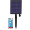 Redefun Kit di controllo pannello solare da 1200 mAh, pannello batteria al litio da 3,7 V per catena luminosa a LED da 24 V, carica DC, facile da installare, facile da usare