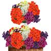 ddckj Fiori Finti da Esterno 10 Mazzi Piante Artificiali da Esterno Petunie Resistente ai raggi UV Outdoor Decor Suitable for Home Gardens, Balconi, and Porches