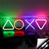 QXMH Insegna al neon del giocatore, Insegne al neon da gioco a LED USB/interruttore, decorazione grafica al neon Segno Sala Giochi Decor lampada per i giocatori Ragazzi camera bambini regalo