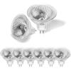Morotty Confezione da 8 Lampada GU5.3 12v 20w, Lampadine GU5.3 2800K Bianco Caldo, Dimmerabile, Faretti da Incasso MR16 per Illuminazione Della Pista, Illuminazione da Incasso