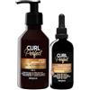 Deliplus [Cura del riccio] Confezione Curl Perfect da 1 siero (100 ml) + 1 gel attivatore riccioli (200 ml) [cocco, avocado, argan, macadamia...]