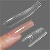 YOKE FELLOW sandwich originali forme doppie,240ps stampo per unghie per l'estensione rapida delle unghie, 15 formati forma di plastica, strumenti di nail art salon(W559-Square)