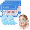 Impoditiongs 60 Pcs Acido Ialuronico Patch Occhi,Patch Occhi Idratante, Maschera Occhi Idratante,Contorno Occhi Skin Care Maschera,idratante,Contorno Occhi Skincare,Skin Care Uomini e Donne (blu)