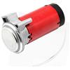 YIYIDA Pompa aria clacson Compressore d'aria Compressore Pompa d'aria Clacson rosso Motore Kit Compressore per clacson cromato Motore per clacson per 12V qualsiasi Tromba d'aria Camion barche ect