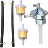 TENGWA Universale Rubinetto Benzina M16 x 1,5 Pompa Vuoto Include Elemento Filtrante e Tubo Flessibile Compatibile con Gy6 SYM per Serbatoi di Carburante di Generatori Motociclette Veicoli Fuoristrada e Kart