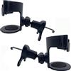 PEZEEU Portabicchieri Auto Portabevande Regolabile - 2PC Portabottiglie Organizer | per auto Bevande Contenitore Supporto Per Bocchette di Ventilazione, Universale, Nero