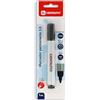 Centauro - Pennarello permanente nero, 3 mm, punta conica, asciugatura rapida, inchiostro base olio, adatto a tutti i tipi di superfici, metallo, vetro, stagno, plastica, pellicola fotografica, legno,