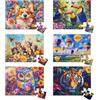 Jigso, 6 puzzle con 20 pezzi grandi, grandi puzzle colorati per anziani, malattia di Alzheimer giochi di memoria e cognizione per anziani