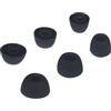 Adhiper 3 paia di tappi per le orecchie Galaxy Buds2 Pro, in silicone per ridurre il rumore, compatibili con gli auricolari Samsung Galaxy Buds 2 Pro, adatti per custodia di ricarica (S/M/L, nero)