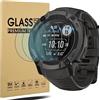 Diruite 4 Pezzi per Garmin Instinct 2X Solar Pellicola Protettiva,Ultra Thin HD Vetro Temperato Pellicola Protettiva Schermo[Anti-Scratch]