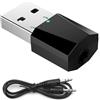 HENGBIRD Ricevitore USB Bluetooth 5.1 con adattatore USB Bluetooth, microfono integrato per TV, PC, cuffie/altoparlanti auto, sistema stereo, musica e chiamate