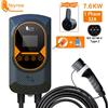 feyree Stazione di Ricarica EV Feyree 32A, Caricatore per Auto Elettriche EVSE, Wallbox da Parete 7.6/11/22KW Tipo 2, Cavo IEC62196, Controllo tramite App
