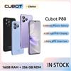 cucciolo Cubot Global Version Smartphone Android P80, telefono Android 13, 8 GB di RAM, ROM 256 GB/512 GB, NFC, schermo grande da 6,583", fotocamera 48 MP