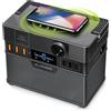 ALLPOWERS Centrale elettrica portatile 288Wh / 78000mAh Alimentatore mobile Generatori solari Batteria da 300 W Accumulo di energia per il campeggio