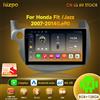 Hizpo 2 Din Android 14 Autoradio Per HONDA FIT JAZZ 2007-2013 Lettore Video Multimediale AI Voce Wireless CarPlay Auto unità principale