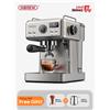 HiBREW 20Bar Macchina per caffè espresso semiautomatica Temperatura regolabile 58mm Portafiltro Macchina per caffè freddo/caldo Custodia in metallo H10A