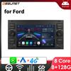 OSSURET 2 DIN Android Autoradio Multimediale per Ford Mondeo S-max Focus Kuga C MAX Galaxy Fiesta Transit Fusion Connect Kuga Carplay Scre