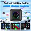 Carlinkit 8GB + 128GB CarlinKit Best Android13 CarPlay Car Ai Box LED/PLUS SM6225 8-Core Android Auto Wireless CarPlay per Auto CarPlay cablata