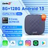 CarlinKit 8G+128G Android 13 CarPlay TV AI Box Ultra QCM6125 8 core Wireless CarPlay e Android Auto GPS per YouTube Netflix IPTV Aggiornamento FOTA 4GB+64GB
