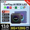 Carlinkit 8G + 128G Carlinkit CarPlay Ai Box LED Android 13 Wireless Android Auto CarPlay Video TV Box Qualcomm SM6225 8-Core Streaming Box per VW Ford Kia Toyota Honda Benz MG BYD Mazda