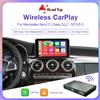 Road Top Decodificatore Carplay wireless Road Top per Mercedes Benz NTG5.0 C GLC CLA GLA Classe W205 2015-2018 Supporto Android Auto Mirrorlink
