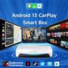 CarlinKit UHD TV Box 8 + 128G Wireless Carplay Android Auto AI Box SDM660 Adattatore video con uscita HD a 8 core per Youtube Netflix IPTV