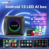 CarlinKit Wireless Carplay LED TV Box Wireless Android Auto 8 128G Ai Box Android 13 Adattatore video intelligente per IPTV Netflix Kia